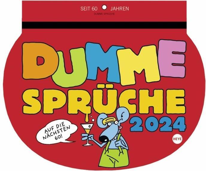 Image du produit Heye Calendrier illustré Proverbes stupides (21 x 29 cm, Non contraignant, Allemand)