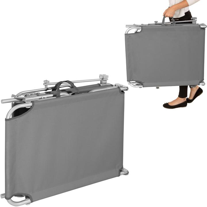 Immagine prodotto tectake lettino prendisole, regolabile in 4 posizioni (190 cm)