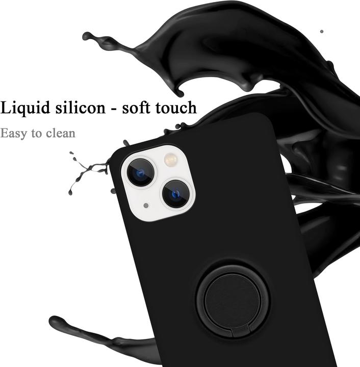 Actual product image Cadorabo Case for Apple iPhone 14 PLUS in TPU Liquid Ring Silicone Case Style (Apple iPhone 14 Plus)