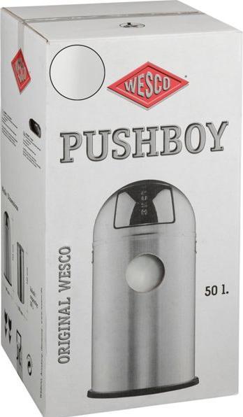 Image du produit Wesco Pushboy 50l blanc mat (50 l)