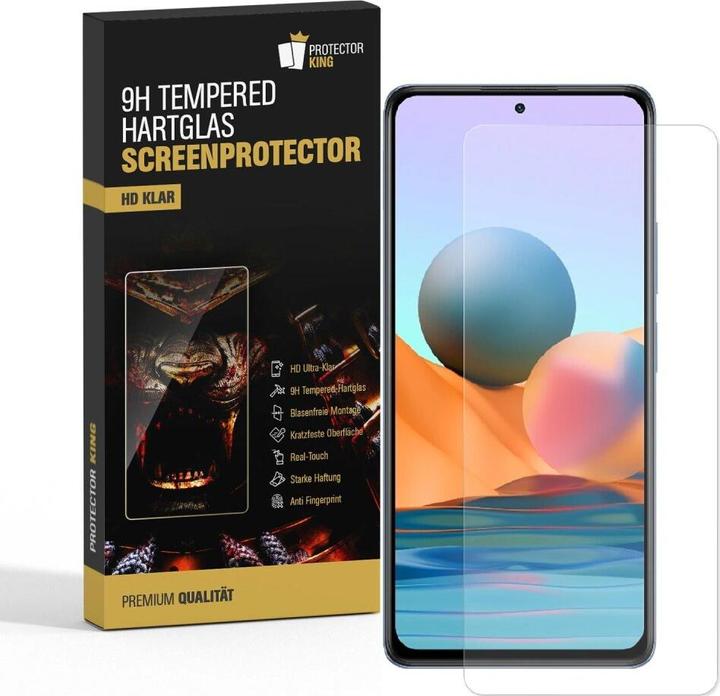 Produktbild Protectorking 6x echtes Tempered 9H Panzerhartglas 3D KLAR (6 Stück, Xiaomi Redmi Note 10 Pro)