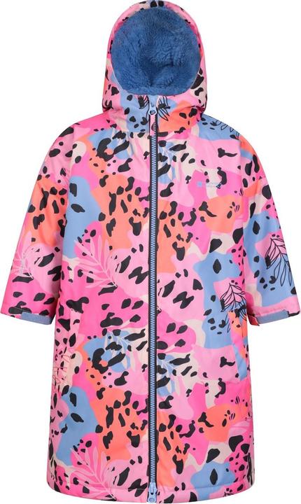 Actual product image Mountain Warehouse Childrens/Kids Tidal Leaves Changing Robe (L)