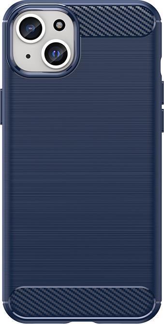 Produktbild Hurtel Flexible Carbon-Musterhülle für iPhone 15 Plus Carbon Case – Blau (Apple iPhone 15 Plus)