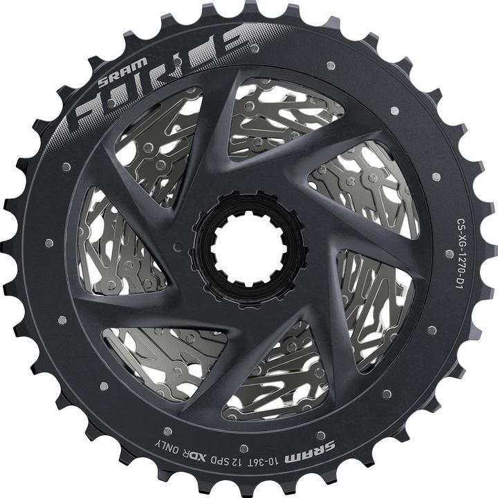 Actual product image Sram XG-1270 Force eTap AXS (12-speed, 10-36)