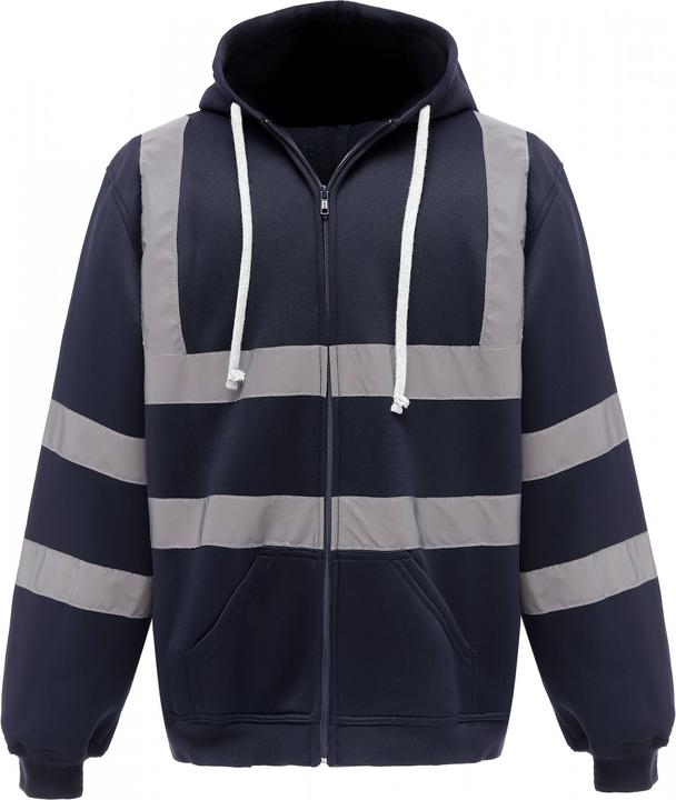 Image du produit Yoko Sweatshirt à capuche zippé haute visibilité (XL)