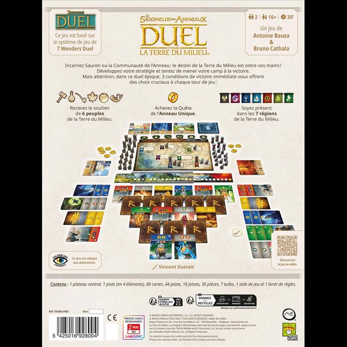 Actual product image Repos Production Duel pour la Terre du Milieu (f) (French)
