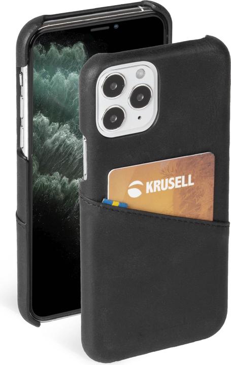 Produktbild Krusell Sunne CardCover Apple iPhone 12 Pro Max vintage black (62177) (Apple iPhone 12 Pro Max)