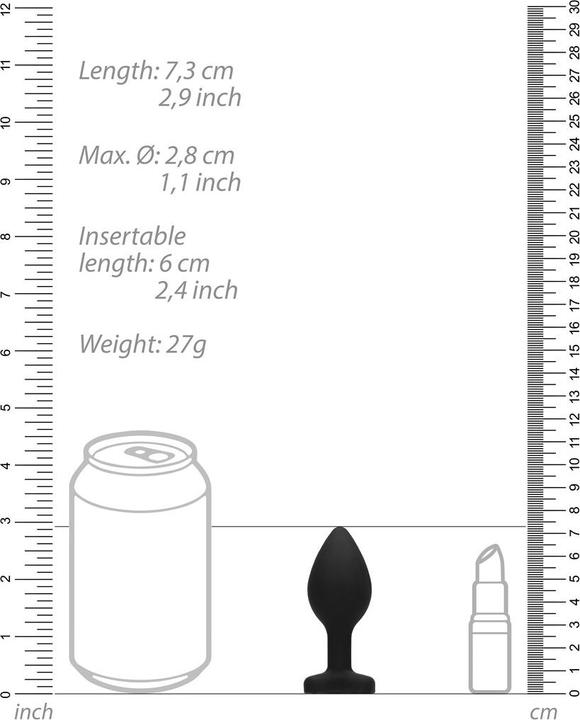 Image du produit Ouch! Diamond Heart Butt Plug
