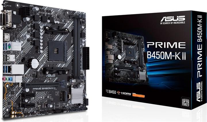 Produktbild ASUS PRIME B450M-K II (AM4, AMD B450, mATX)