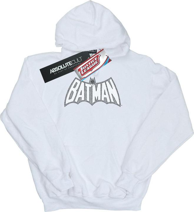 Actual product image Womens/Ladies Batman Retro Crackle Logo Hoodie (XL)