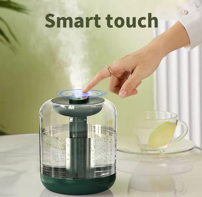 Actual product image PhoneLook Air humidifier 1000 ml fragrance oil diffuser incl. LED light and transparent water tank