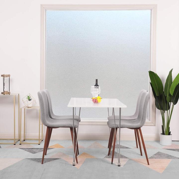 Produktbild Werkstein Matte Deko Fensterfolie Statische Sichtschutzfolie Blickdicht (60x200cm) (60 x 200 cm)