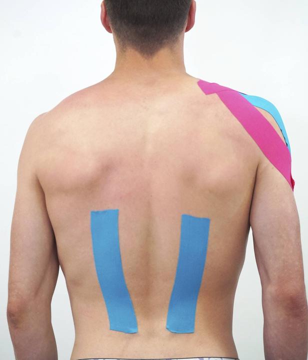 Produktbild Wellys Kinesio-Tape, Physio-Tape, Türkis/ Dunkelblau/ Pink, 3-teilig