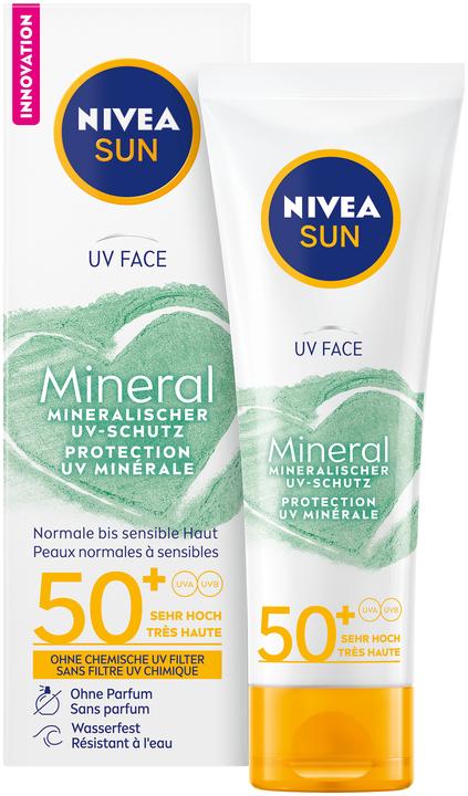 Produktbild NIVEA UV Face Mineral (Sonnencreme Gesicht, SPF 50, 50 ml, 79.79 g)