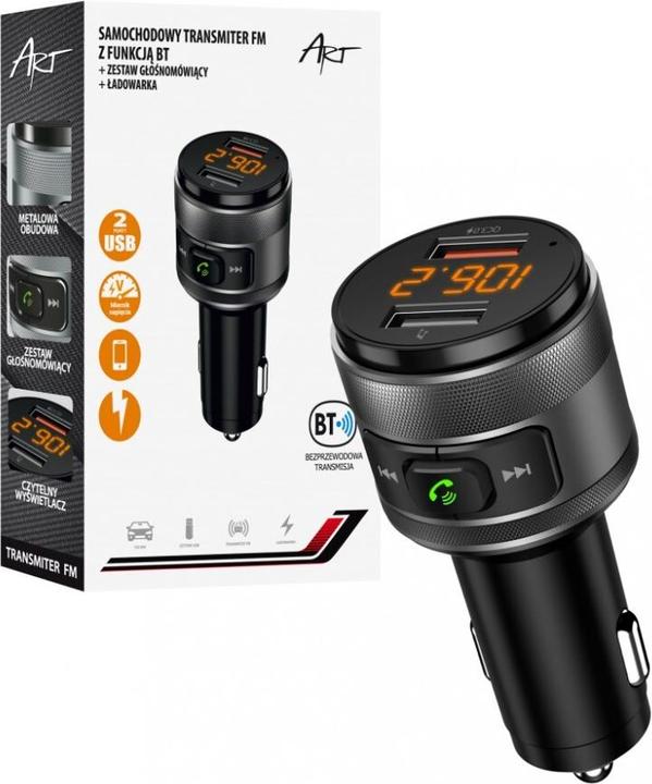 Immagine prodotto Art Trasmettitore FM MP3 per auto con BT, USB FM-57