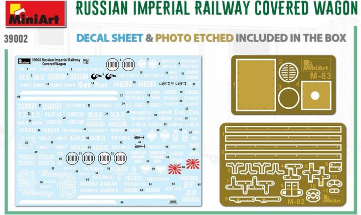 Produktbild Mini art Russian Imperial Railway Covered Wagon