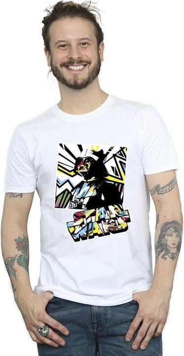 Immagine prodotto Star Wars Vader Water Colour Pop Art Maglietta Uomo (M)