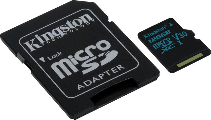 Image du produit Kingston Toile Go (128 Go, microSDXC, U3, UHS-I)