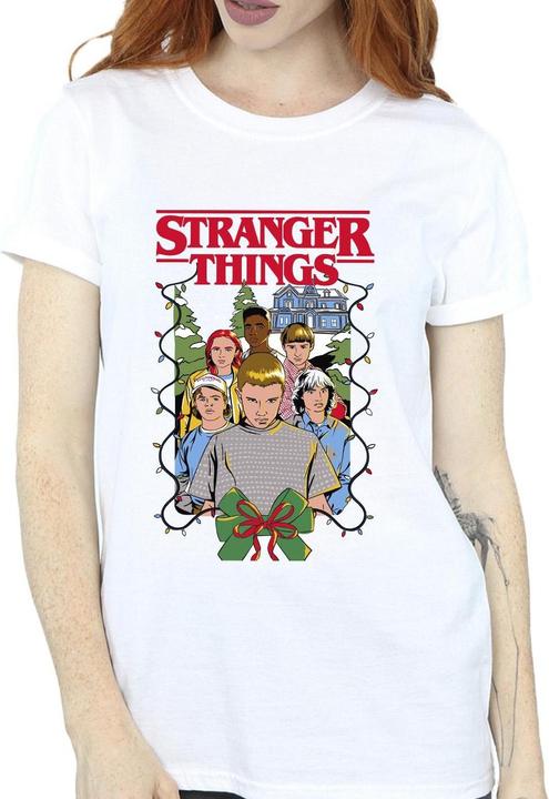 Produktbild Netflix Stranger Things Christmas Poster TShirt (XL)