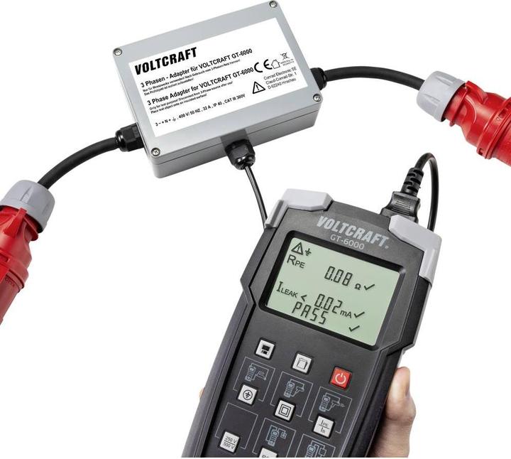 Image du produit Voltcraft VC GT 6001 32A Adaptateur de mesure triphasé CEE 32 A 1 pc. (Adaptateur)