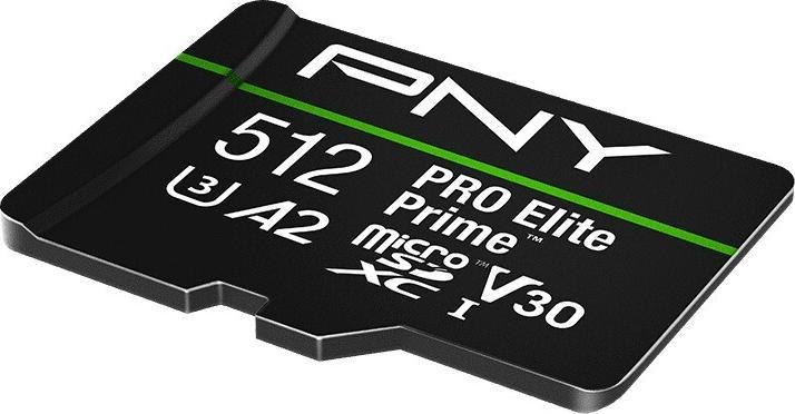 Produktbild PNY microSD Pro Elite Prime 512GB (512 GB, microSD)