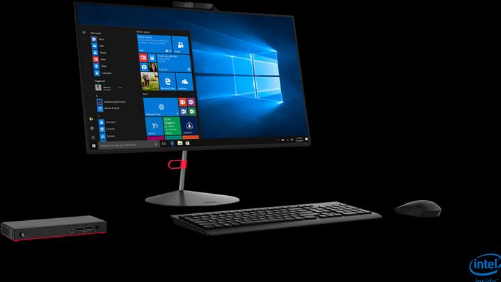 Produktbild Lenovo ThinkCentre M90n-1 Nano (Intel Core i7-8665U, 16 GB, 512 GB)