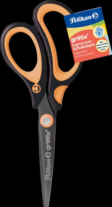 Produktbild Pelikan griffix Schulschere, spitz, Neon Black (15 cm)