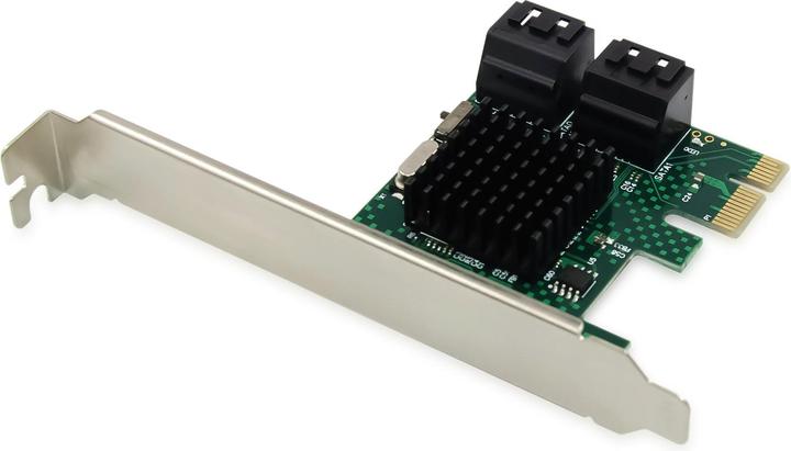 Conceptronic EMRICK 4-Port-SATA-PCIe-Adapter mit SATA-Kabel
