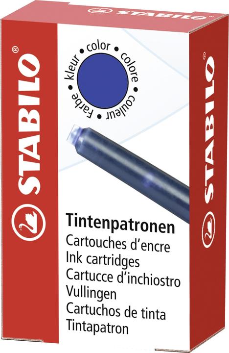 STABILO Refill ink cartridges for refilling (ink cartridges, Royal blue)