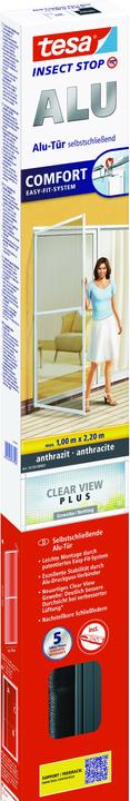 Actual product image tesa Insect screen Alu COMFORT for doors, insect screen (100 x 220 cm)
