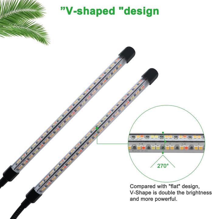 Actual product image Niello LED plant lamp (LED, 230 V)