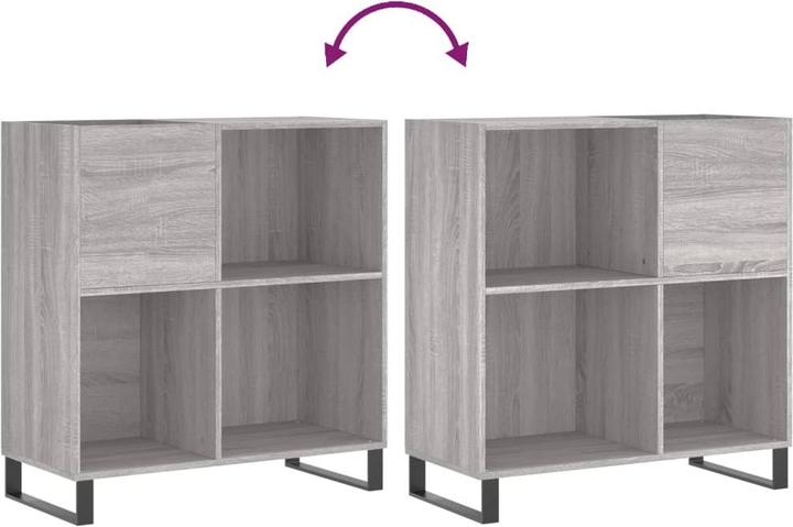 Immagine prodotto VidaXL Plattenschrank Grau Sonoma 84,5x38x89 cm Holzwerkstoff