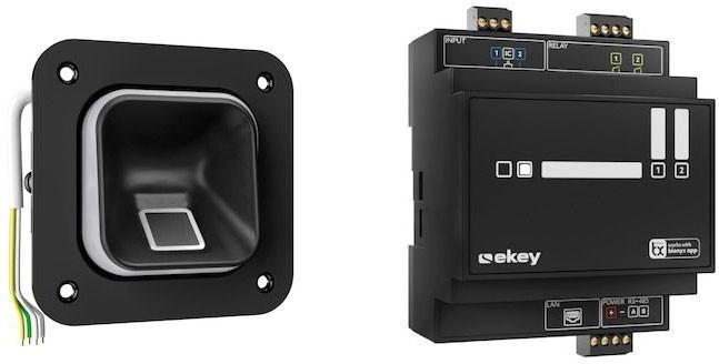 Actual product image Ekey 204752 Fingerprint access system top-hat rail (Fingerprint)