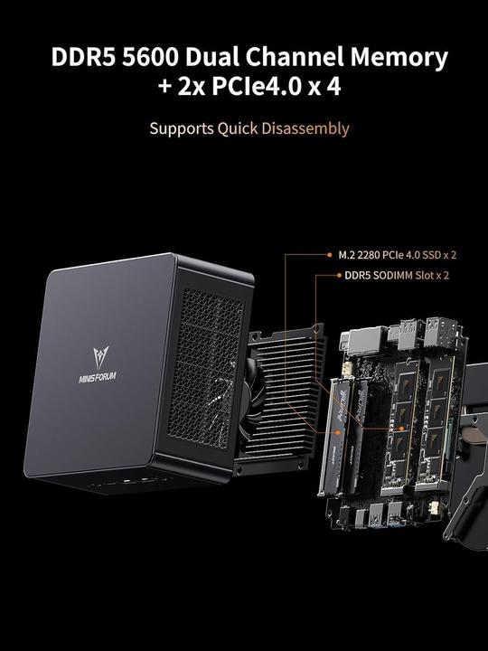 Produktbild Minisforum UM890 Pro (AMD Ryzen 9 8945HS)
