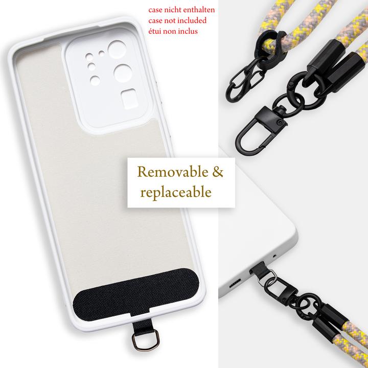 Image du produit Cadorabo Chaîne de téléphone portable pour WIKO LENNY 4 PLUS Necklace Coque