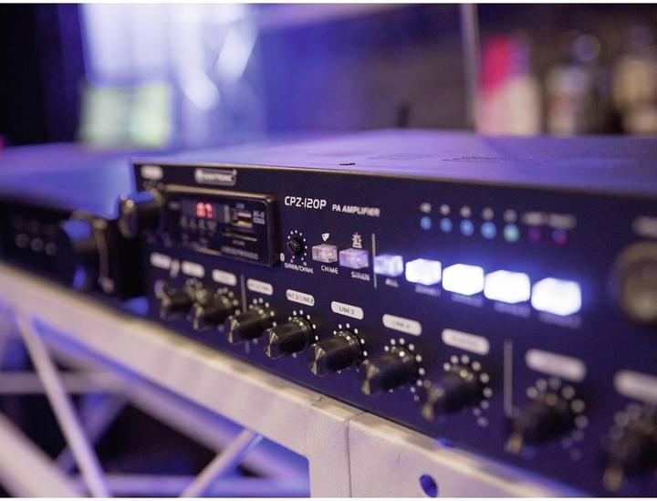 Actual product image Omnitronic CPZ-120P ELA ELA amplifier 120 W 4-channel 4 zones (Amplifier)