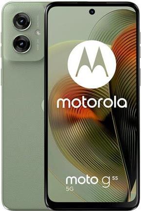 Productafbeelding Motorola Moto G55 5G 256GB Groen (256 GB, Rookgroen, 6.49", Dubbele SIM, 50 Mpx, 5G)