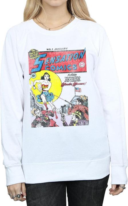 Image du produit - Sweat WONDER WOMAN SENSATION COMICS ISSUE COVER - Femme (M)