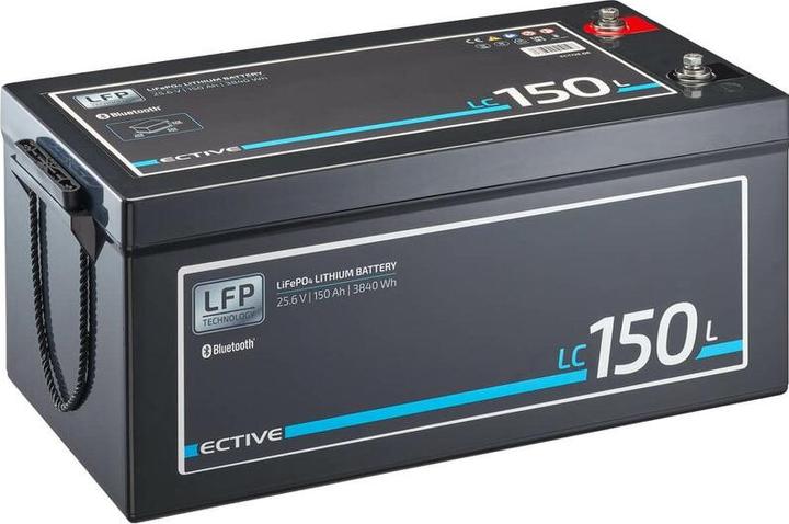 Produktbild Ective 24V 150Ah LiFePo4 Versorgungsbatterie Lithium Akku BMS Wohnmobil LFP BT (24 V, 150 Ah)