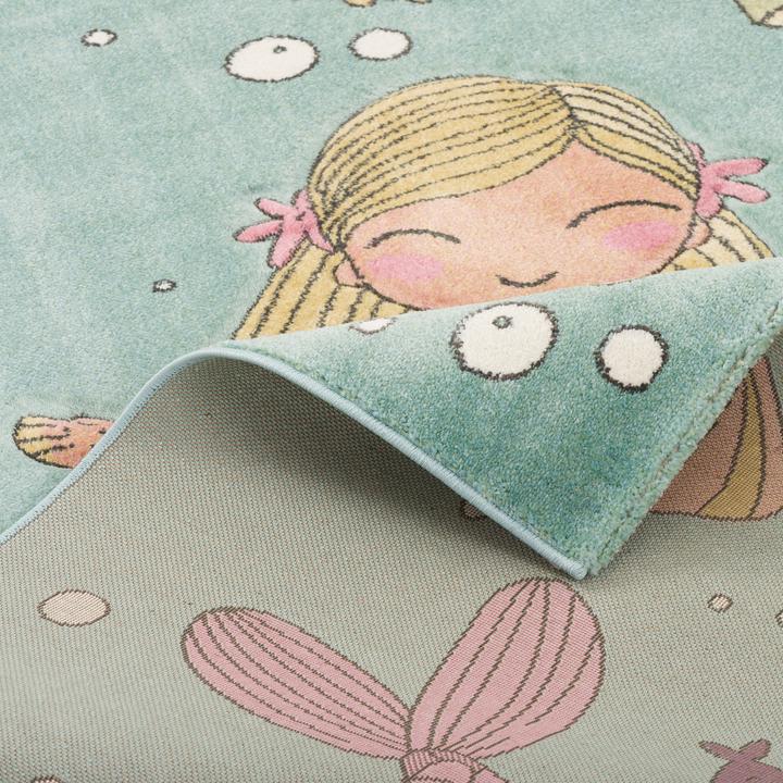 Immagine prodotto Pergamon Tappeto per bambini Maui Kids Mermaid Pastel (140 x 200 cm)