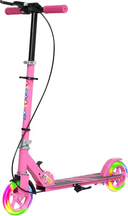Aiyaplay Kinderscooter Kunststoff, Metall Rosa