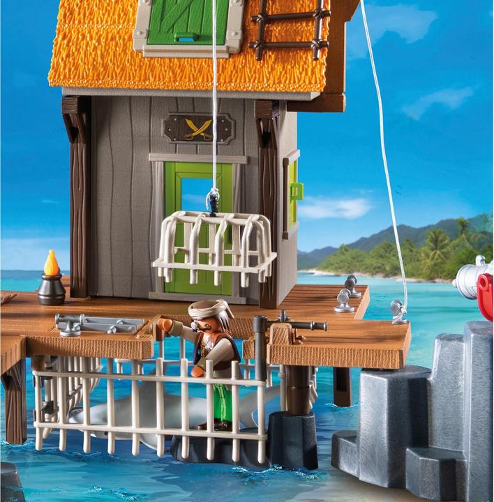 Actual product image Playmobil Pirate harbour with pirate prison (71792, Playmobil Pirates)