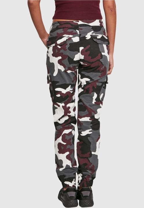 Actual product image Urban Classics Ladies High Waist Camo Cargo Pants (26)