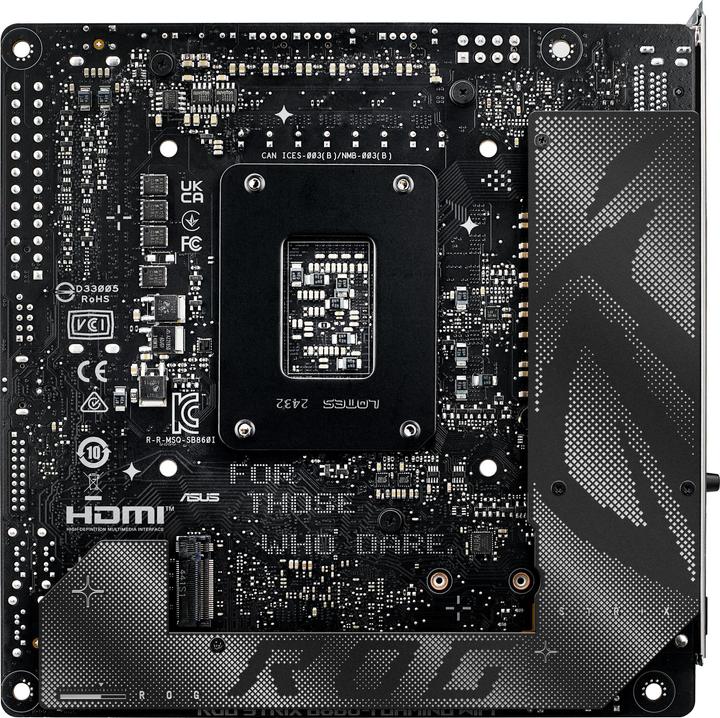 Image du produit ASUS ROG STRIX B860-I GAMING WIFI (LGA 1851, Intel B860, Mini-ITX)