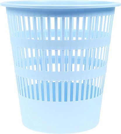 Image du produit Donau Life poubelle ajourée, 12l, pastel, bleu (12 l)