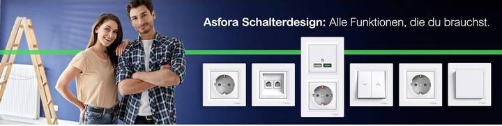 Produktbild Schneider Electric USB-Steckdose Asfora Weiss (glänzend) EPH2770421D