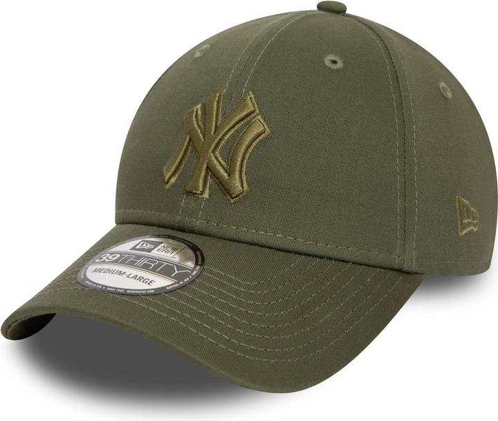 Actual product image New Era 39Thirty Stretch Cap - OUTLINE NY Yankees olive - M/L (M/L)