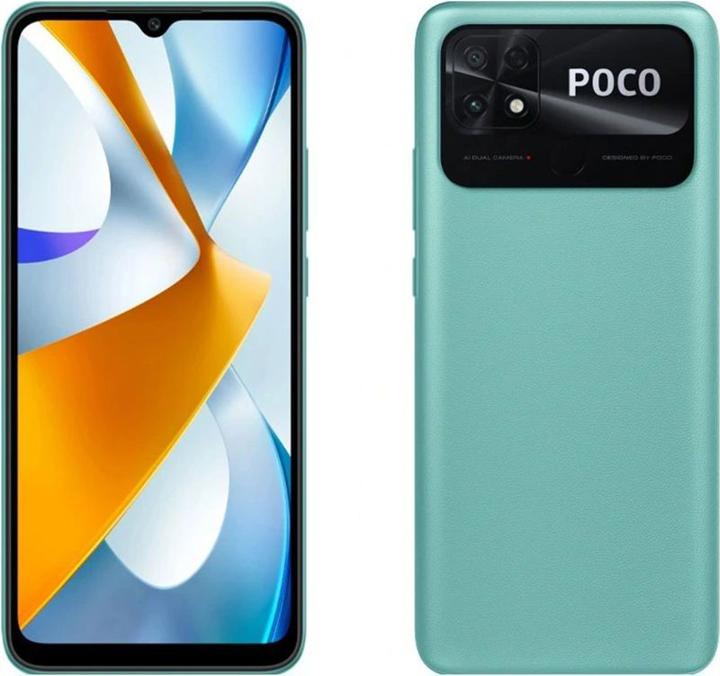 Produktbild Xiaomi Poco C40 (32 GB, Coral Green, 6.71", Dual SIM, 13 Mpx, 4G)