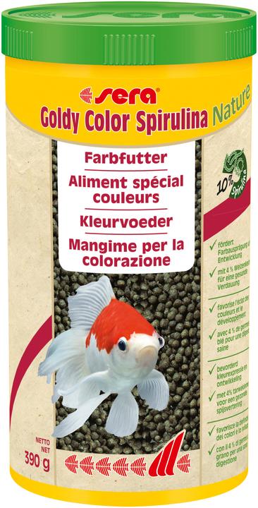 Image du produit Sera Goldy Color Spiruline Nature (Poisson rouge, 1000 ml)