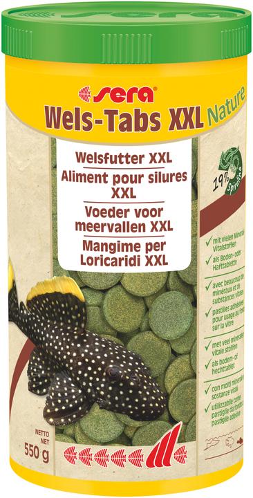 Immagine prodotto Sera Tabs Pesce Gatto XXL Natura (Pescegatto, 1000 ml)